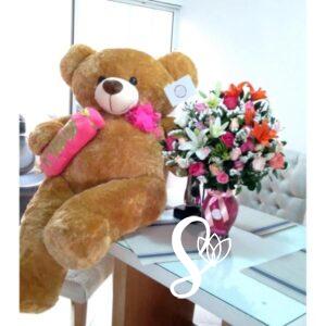 arreglos florales con peluches bucaramanga